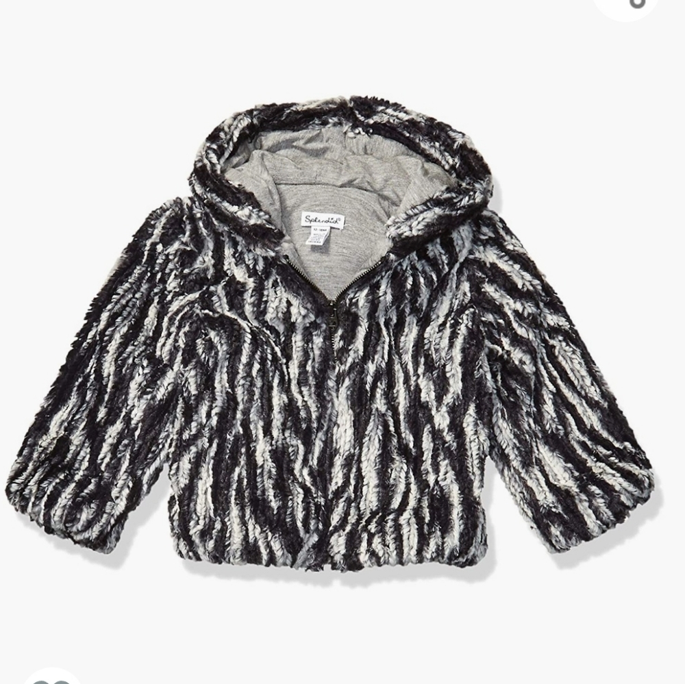 Splendid Girl's Faux Fur Jacket